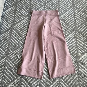 NWT cropped knit wide leg pants